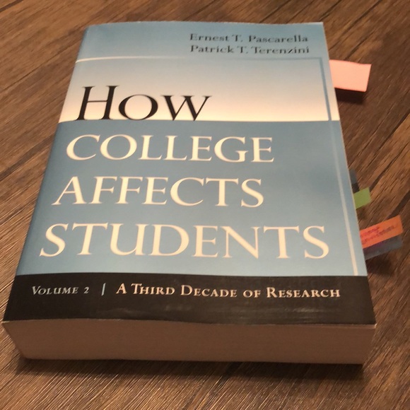 How College Affects Students by Ernest Pascarella - Picture 4 of 6